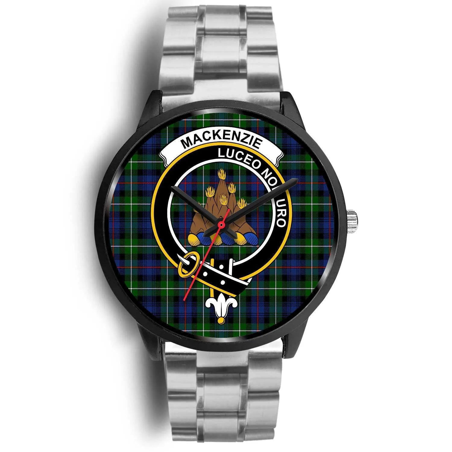 MacKenzie Modern Clan Badge Tartan Black Watch