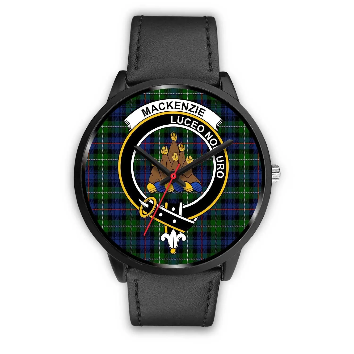 MacKenzie Modern Clan Badge Tartan Black Watch
