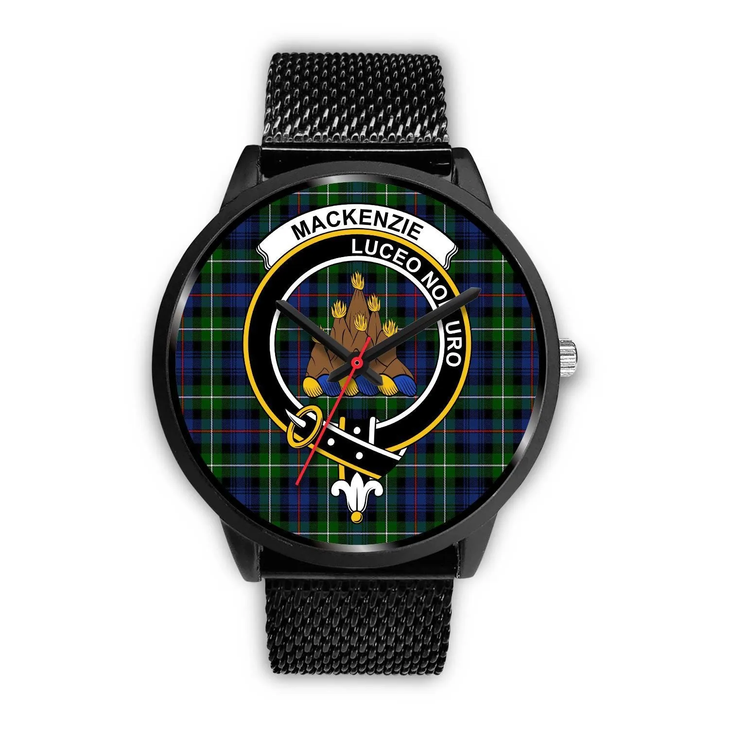 MacKenzie Modern Clan Badge Tartan Black Watch
