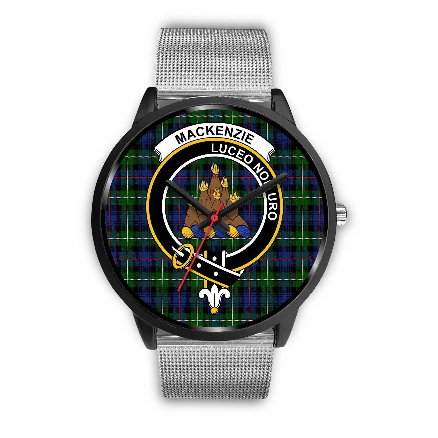 MacKenzie Modern Clan Badge Tartan Black Watch