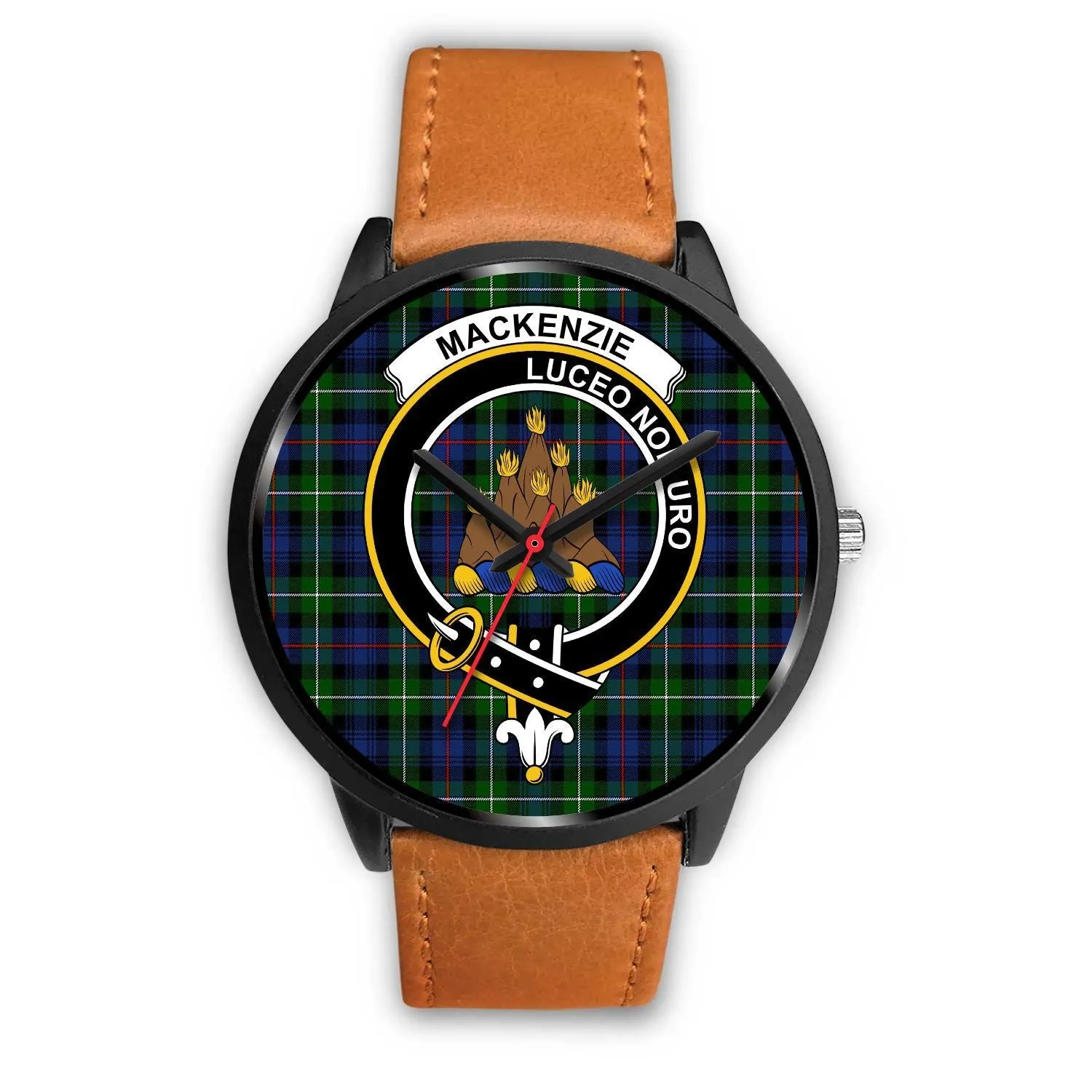 MacKenzie Modern Clan Badge Tartan Black Watch