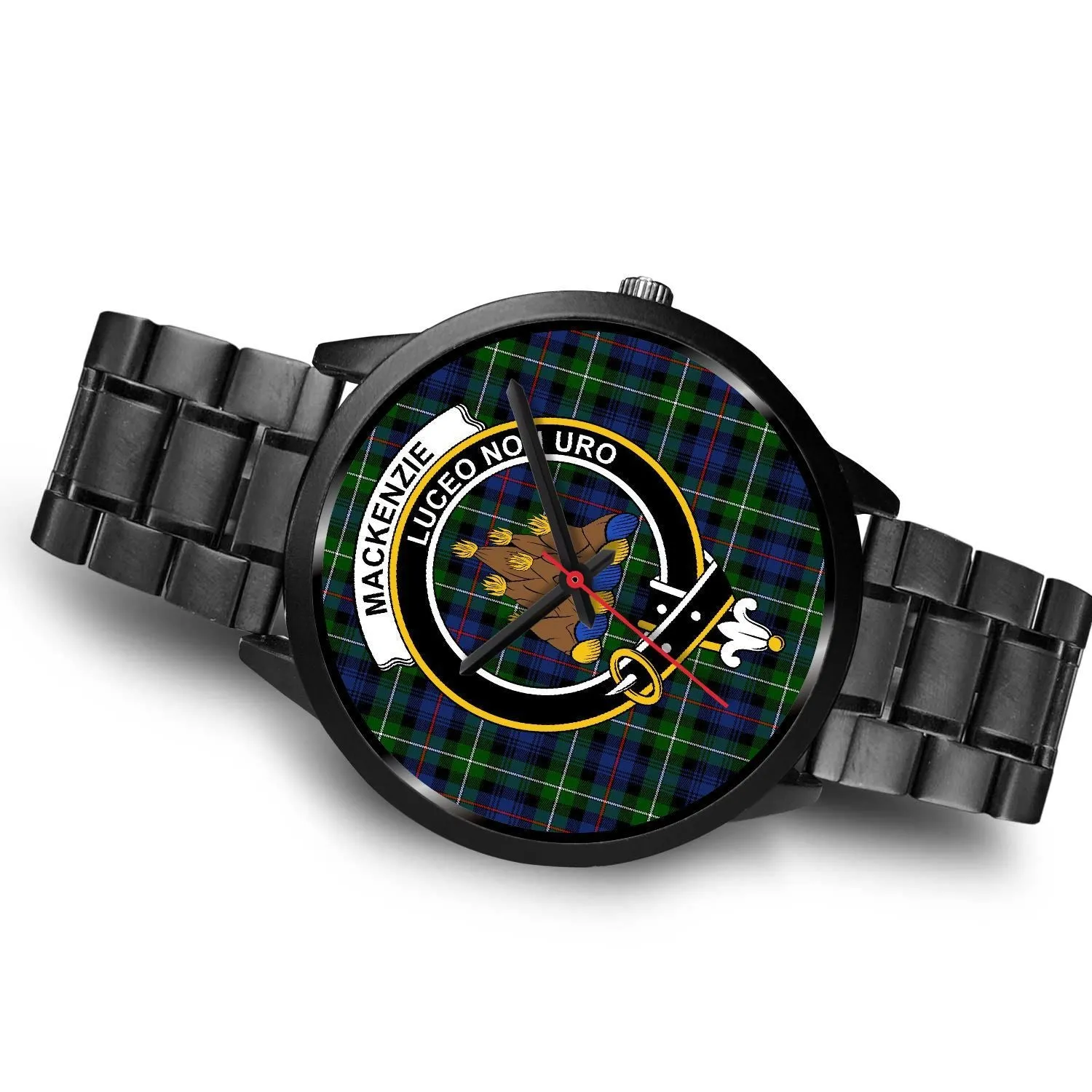 MacKenzie Modern Clan Badge Tartan Black Watch