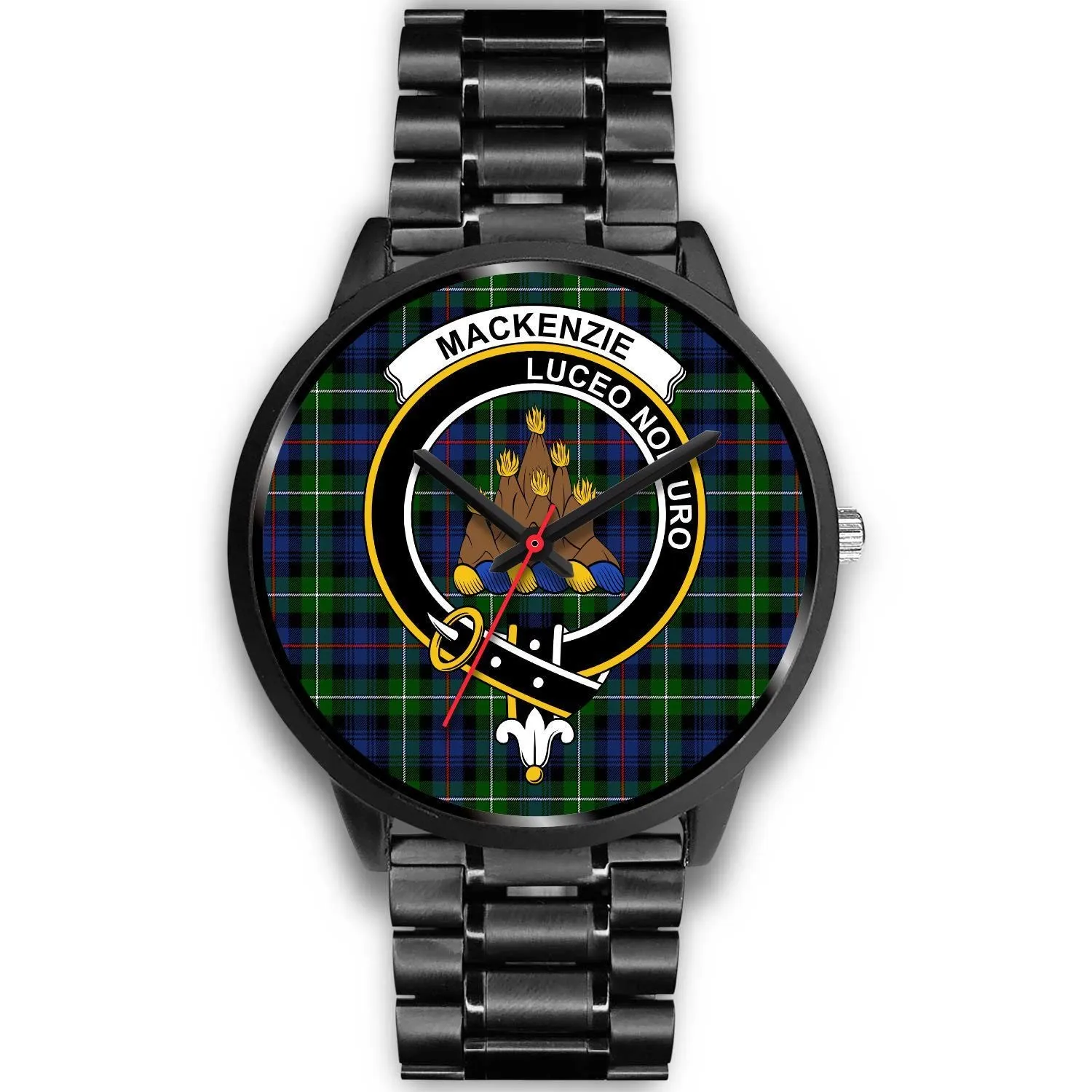 MacKenzie Modern Clan Badge Tartan Black Watch