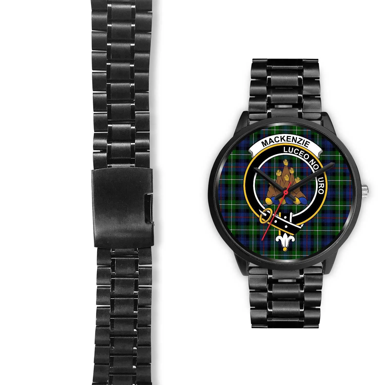 MacKenzie Modern Clan Badge Tartan Black Watch