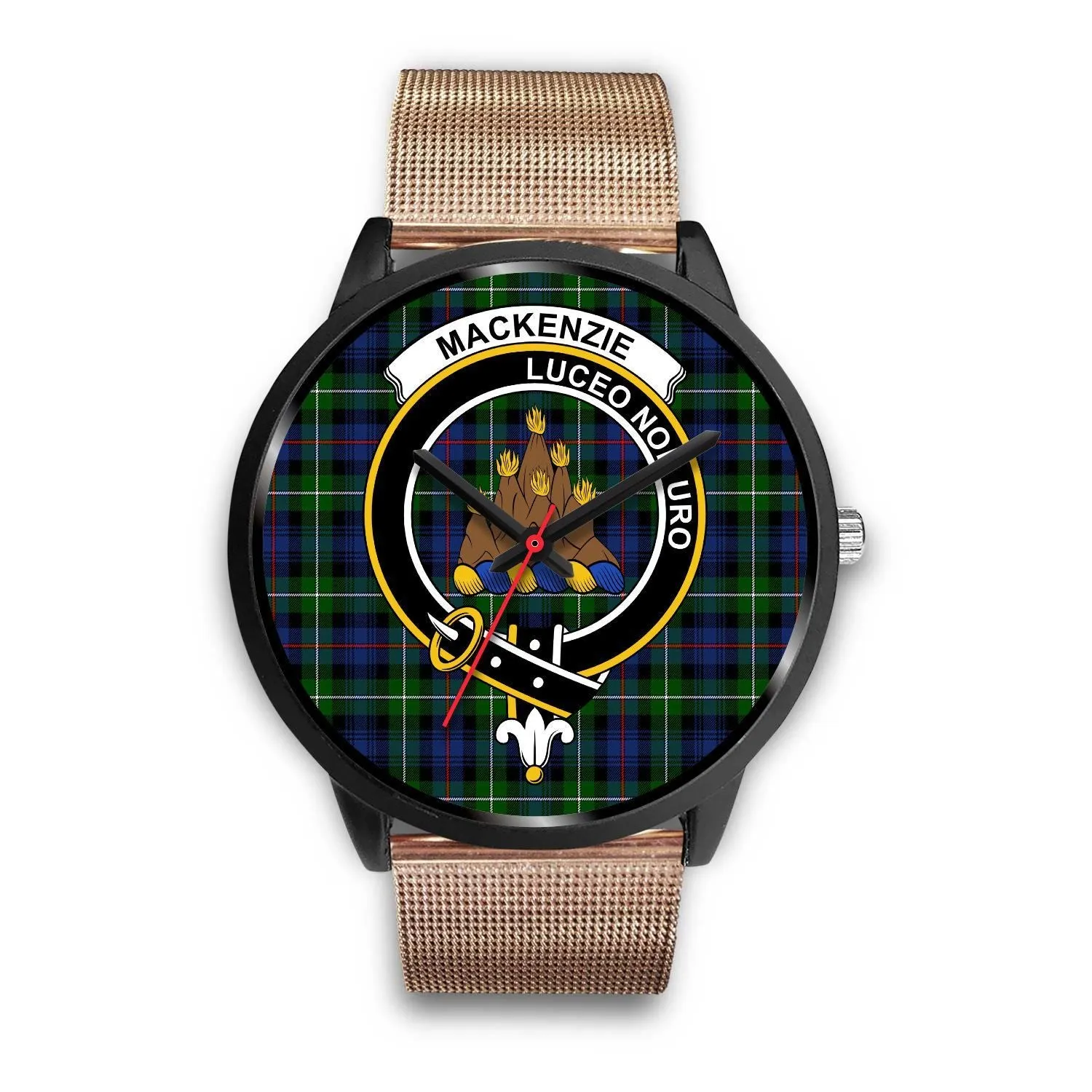 MacKenzie Modern Clan Badge Tartan Black Watch