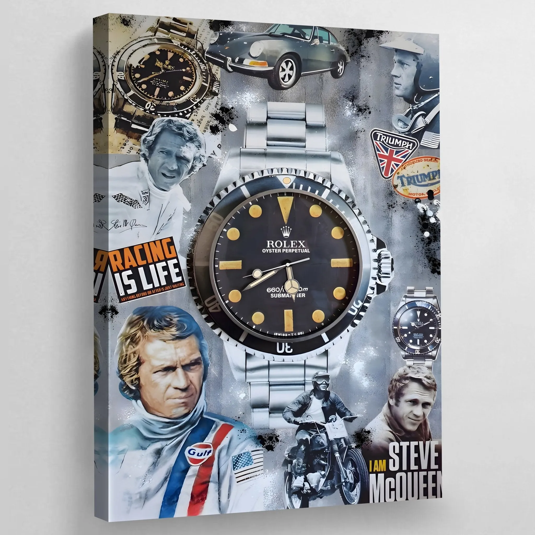 McQueen Rolex Wall Art