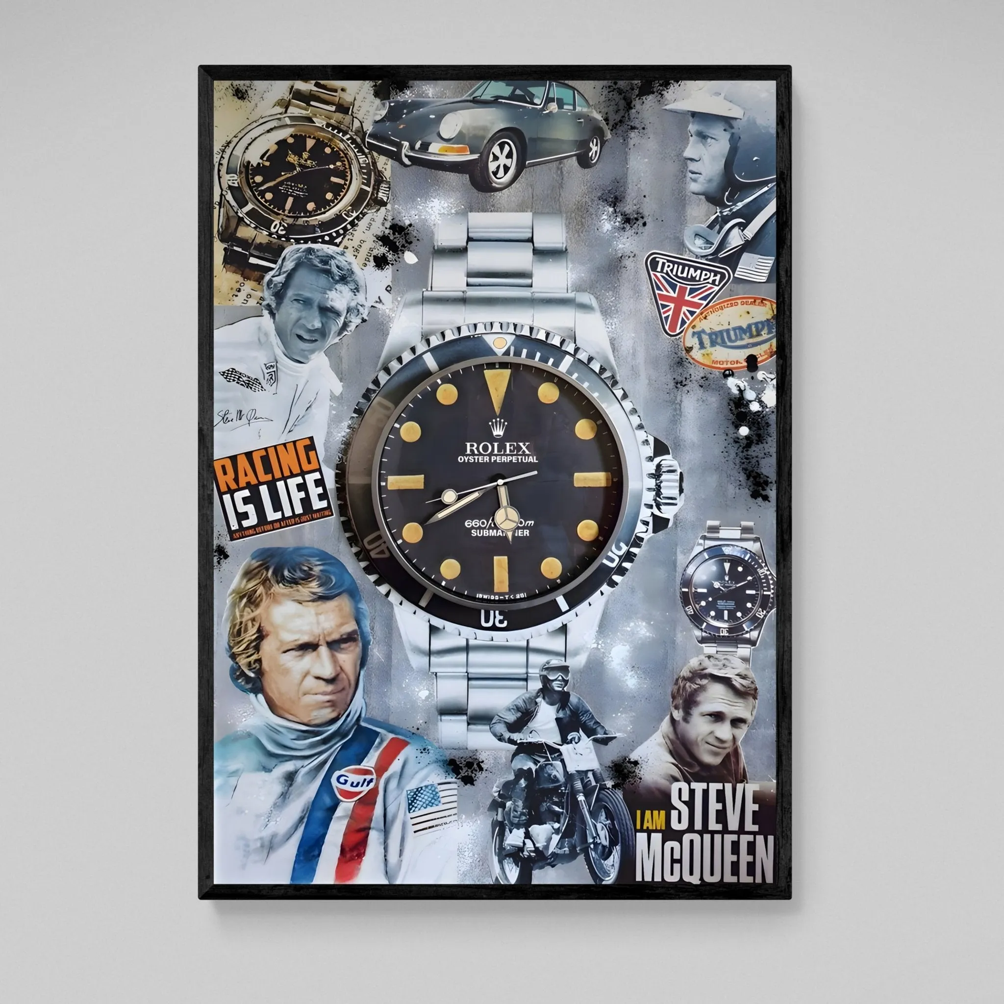 McQueen Rolex Wall Art