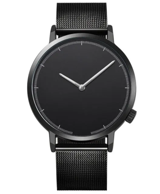 Mens Business Male Watch 2018 Fashion Classic Gold Quartz Stainless Steel Wrist Watch Watches Men Clock relogio masculino#YY