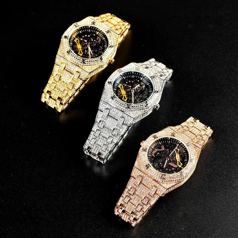 Men's Iced Out Luxury Watch