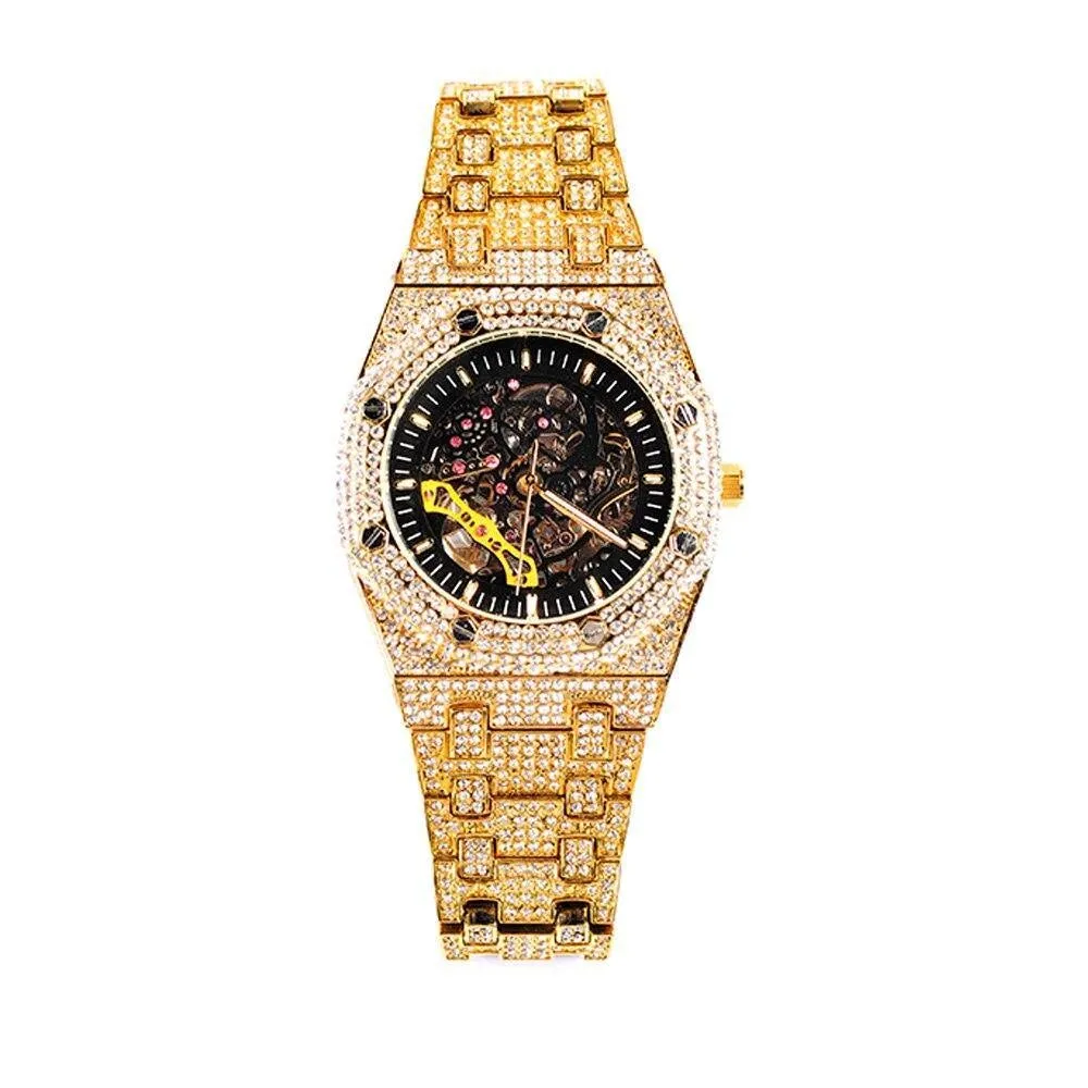 Men's Iced Out Luxury Watch