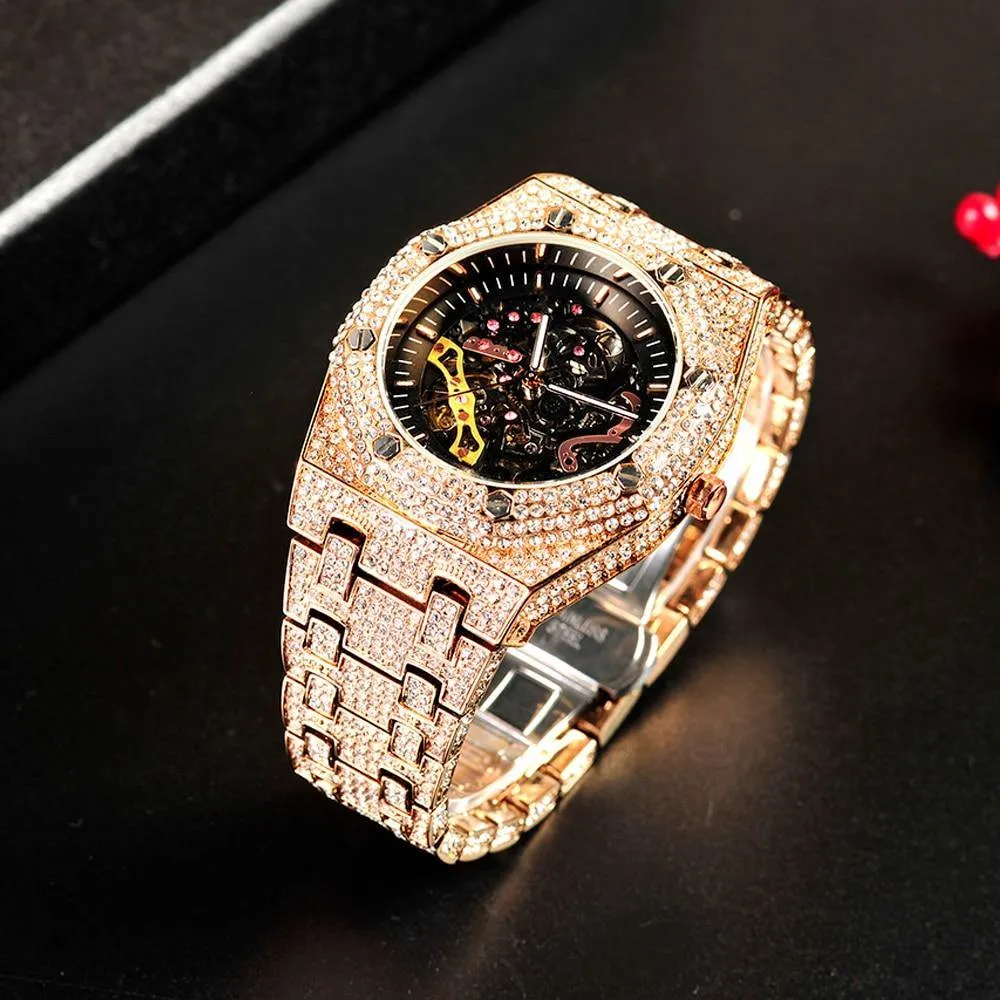 Men's Iced Out Luxury Watch