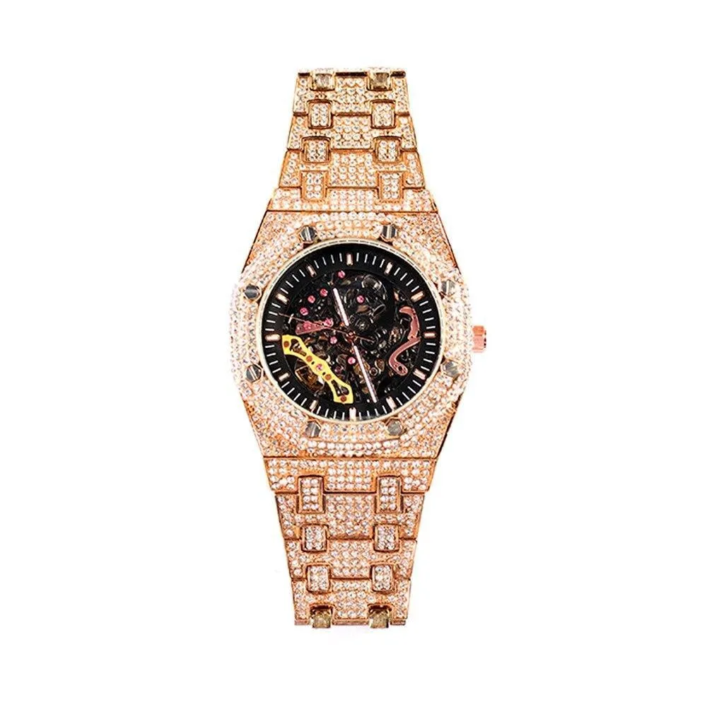 Men's Iced Out Luxury Watch