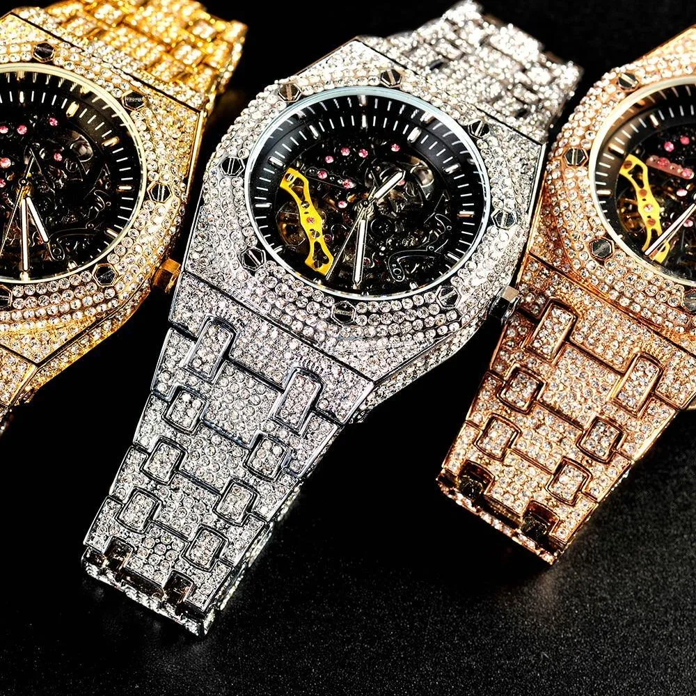 Men's Iced Out Luxury Watch