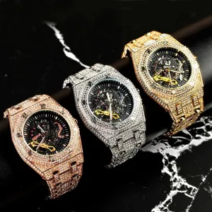 Men's Iced Out Luxury Watch