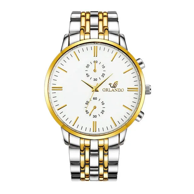 Men's Wrist Watch Basic, Affordable  & Classic Brand Mens Quartz Watches Men Business lean Casual Fashion Wristwatch