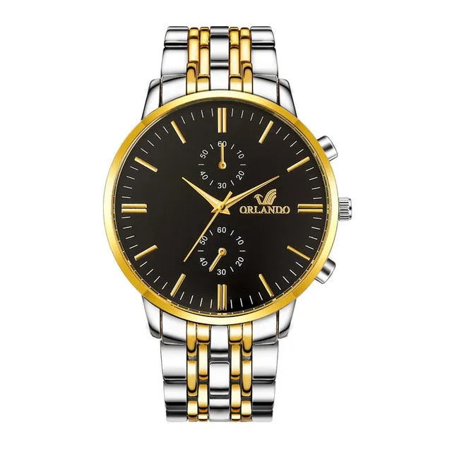 Men's Wrist Watch Basic, Affordable  & Classic Brand Mens Quartz Watches Men Business lean Casual Fashion Wristwatch