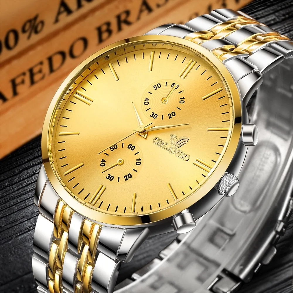 Men's Wrist Watch Basic, Affordable  & Classic Brand Mens Quartz Watches Men Business lean Casual Fashion Wristwatch