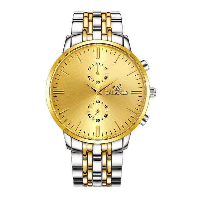 Men's Wrist Watch Basic, Affordable  & Classic Brand Mens Quartz Watches Men Business lean Casual Fashion Wristwatch
