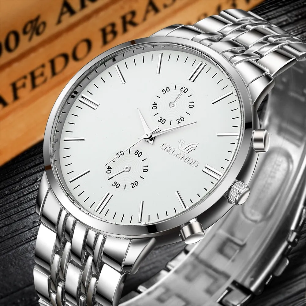 Men's Wrist Watch Basic, Affordable  & Classic Brand Mens Quartz Watches Men Business lean Casual Fashion Wristwatch