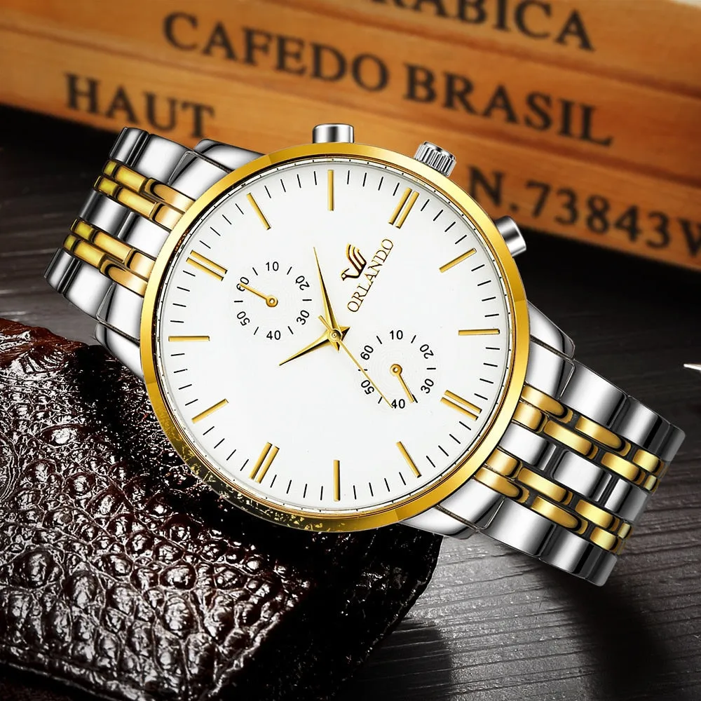 Men's Wrist Watch Basic, Affordable  & Classic Brand Mens Quartz Watches Men Business lean Casual Fashion Wristwatch