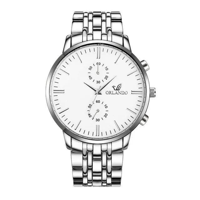 Men's Wrist Watch Basic, Affordable  & Classic Brand Mens Quartz Watches Men Business lean Casual Fashion Wristwatch
