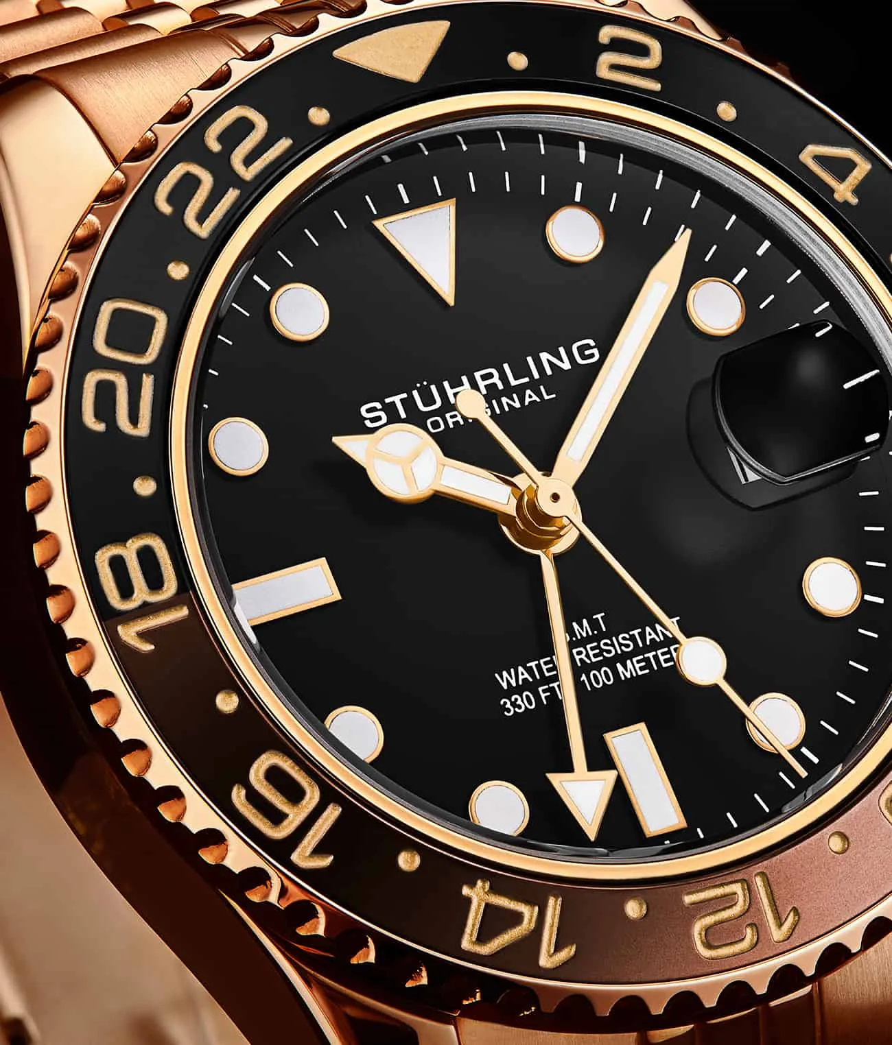 Meridian 3968 GMT Quartz 42mm Diver
