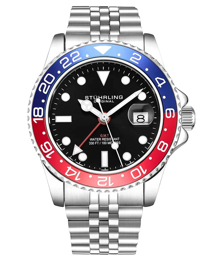 Meridian 3968 GMT Quartz 42mm Diver