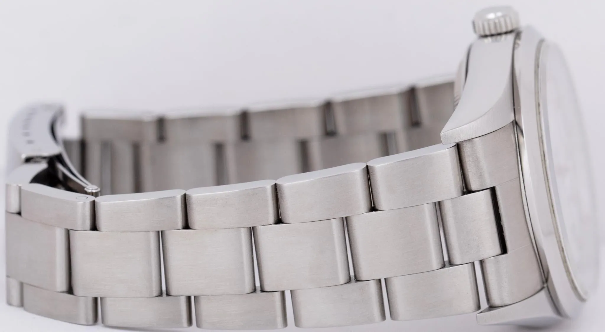 MINT TRITINOVA Rolex Air-King Precision White Stainless Steel 34mm Watch 14000