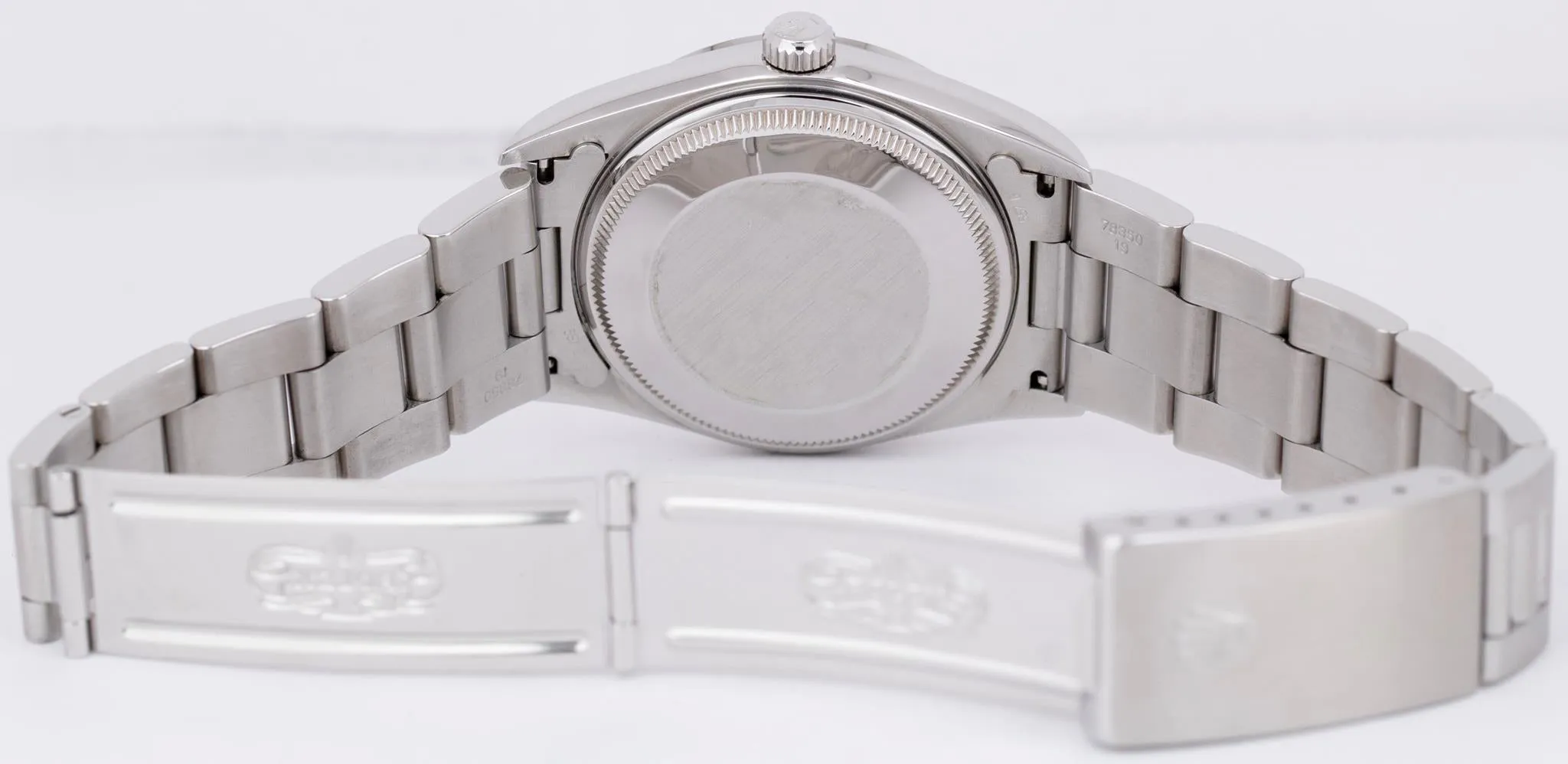 MINT TRITINOVA Rolex Air-King Precision White Stainless Steel 34mm Watch 14000