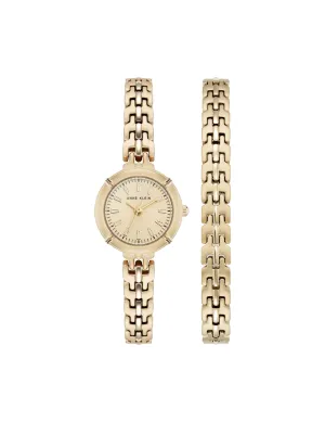 Modern Easy To Read Dial Bracelet Watch Set