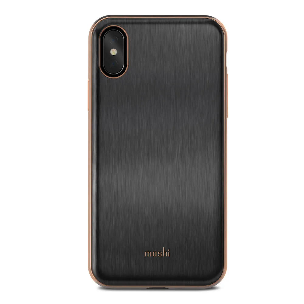 MOSHI iGlaze Imperial Black for iPhone XS/X