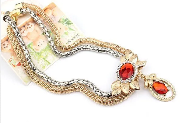 Necklace Earrings Bracelet Ring Jewelry Set