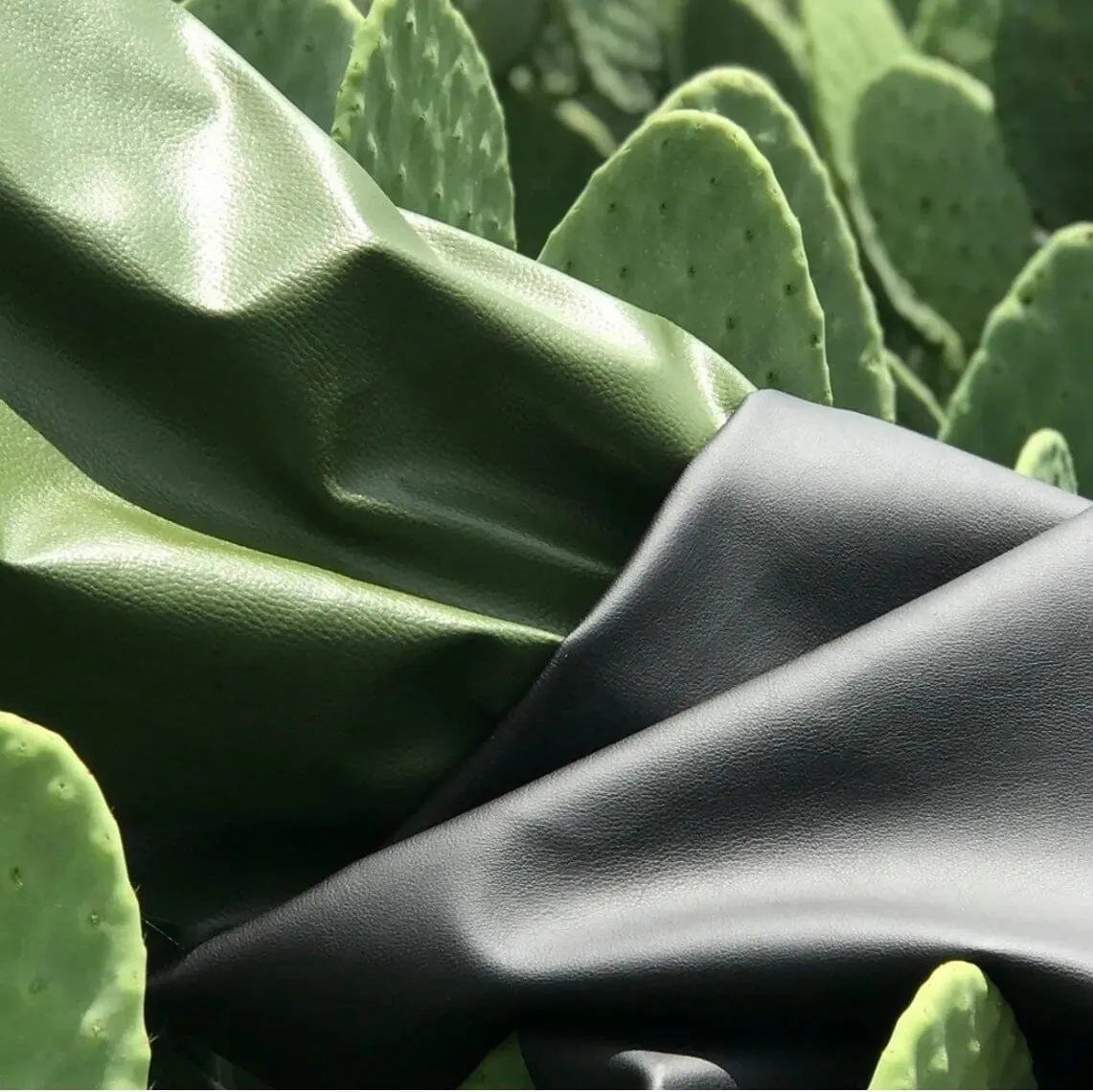 Neliö Square CACTUS Leather Watch Gold,Black & Green