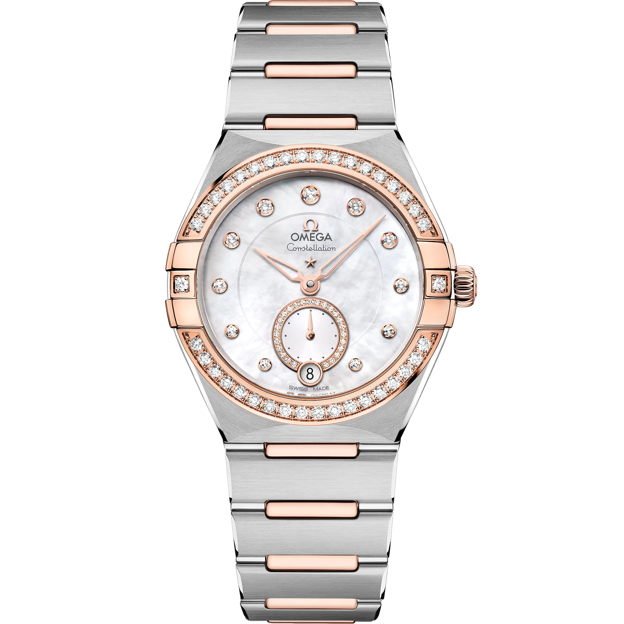 Omega Constellation 34 mm, steel - Sedna™ gold on steel - Sedna™ gold