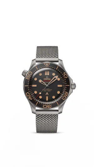 Omega Seamaster Diver 300M Co‑Axial Master Chronometer 42mm James Bond 007 Edition Titanium on Titanium  210.90.42.20.01.001
