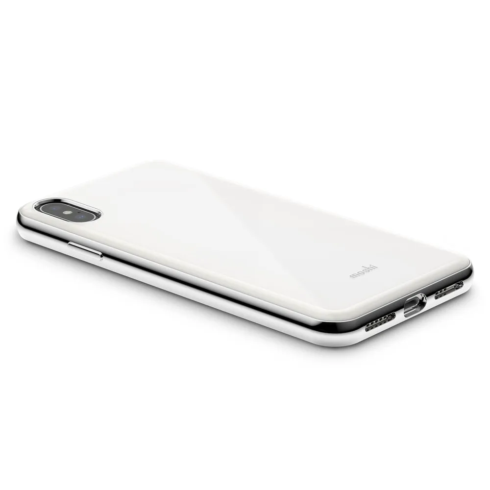 [OPEN BOX] MOSHI Iglaze for iPhone XS/X Pearl White