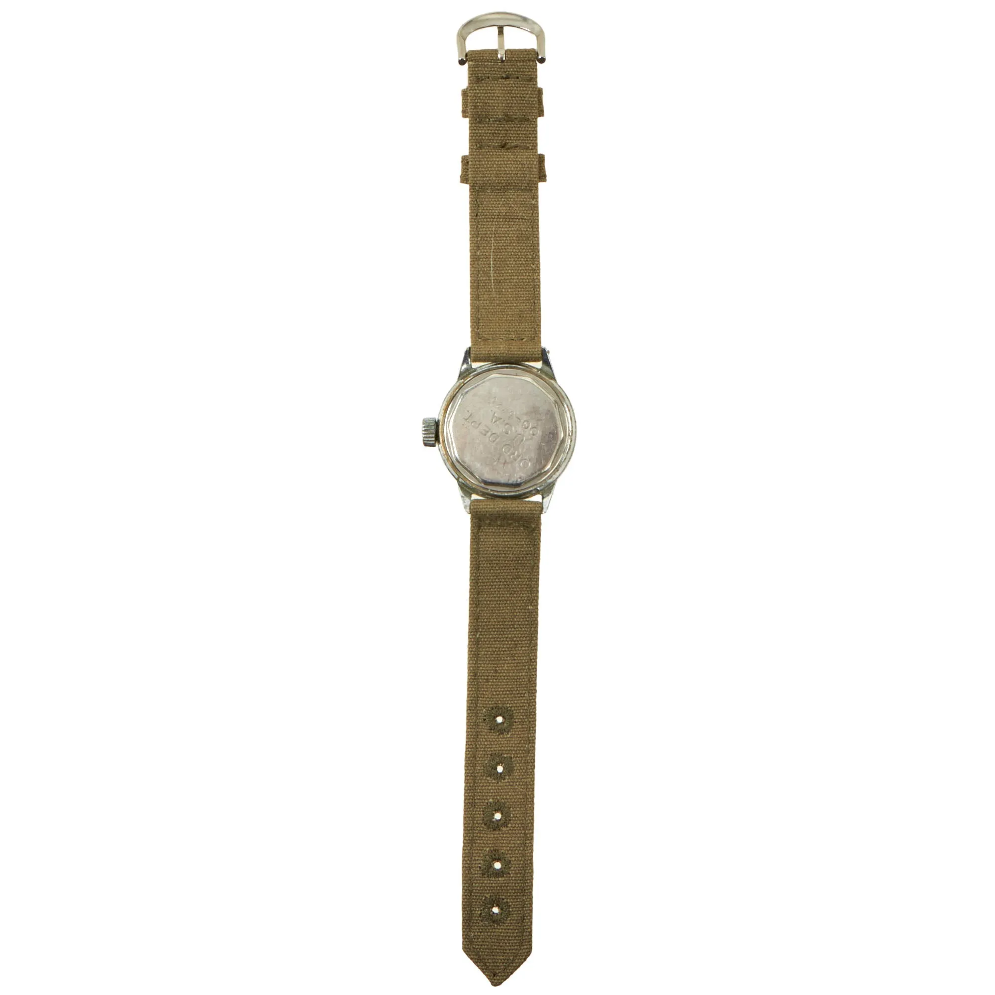 Original U.S. WWII Ordnance Department Wrist Watch by Elgin, Serviced in 2023