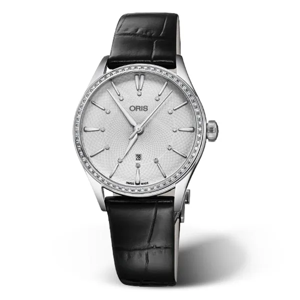 Oris Artelier Date Diamonds - Silver Dial