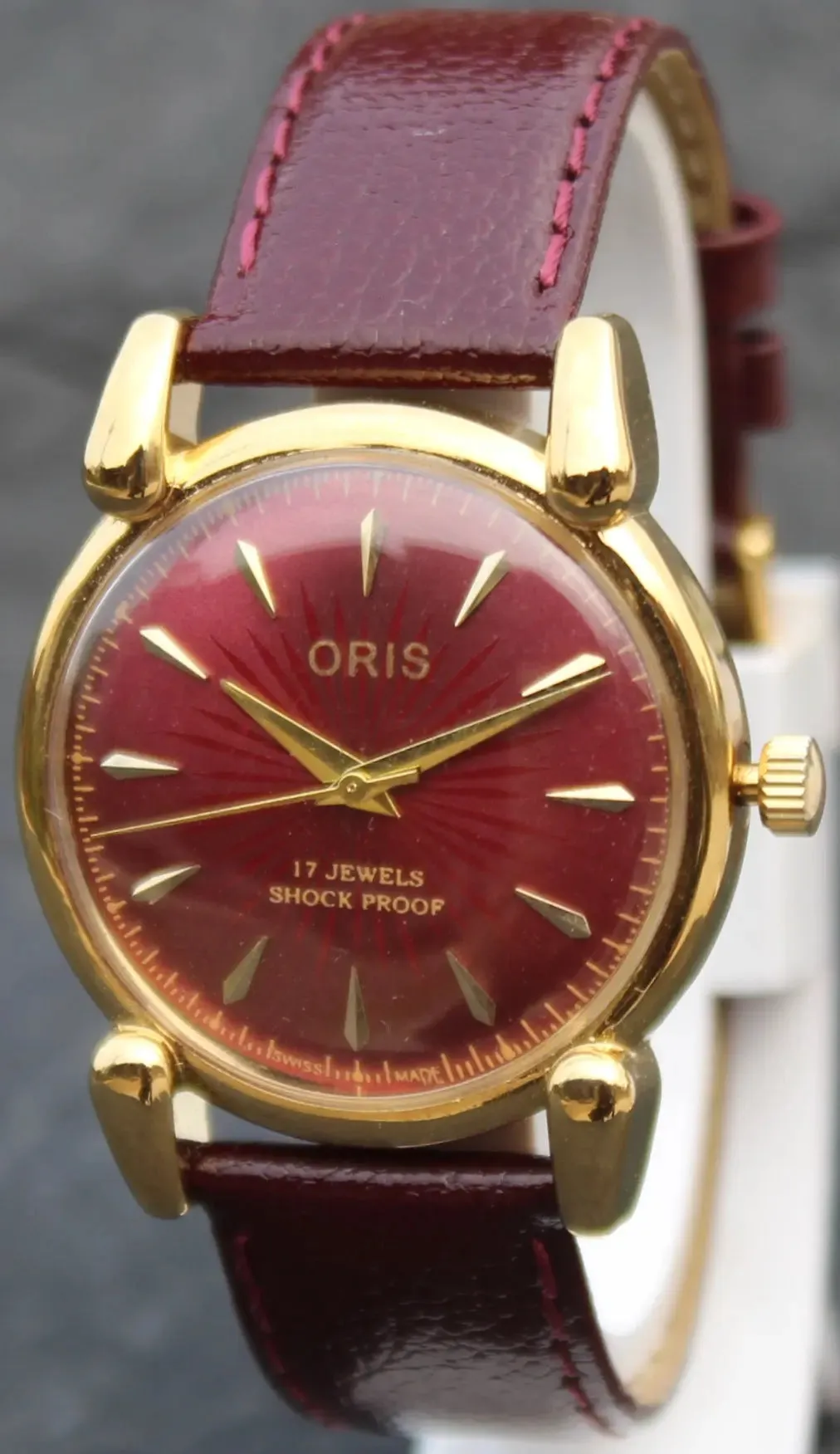 Oris Mechanical Wristwatch 17 Jewels FHF ST96 Hand Wind Swiss Made Movement