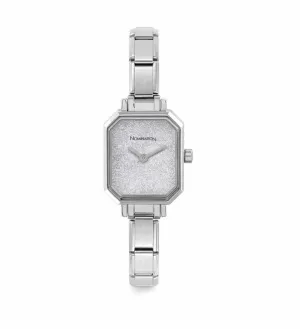 Paris Watch with Silver Glitter Dial
