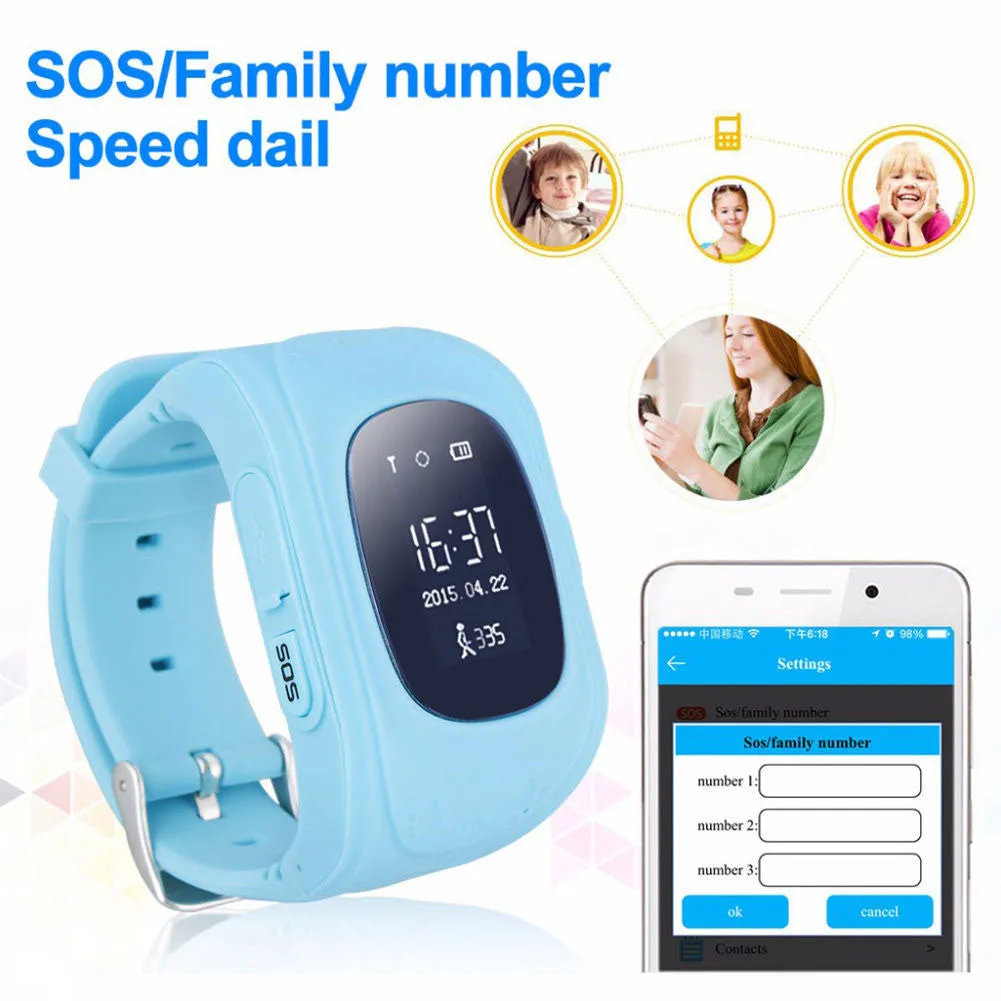 Q50 GPS Smart Watch with Activity Tracker and Child Finder