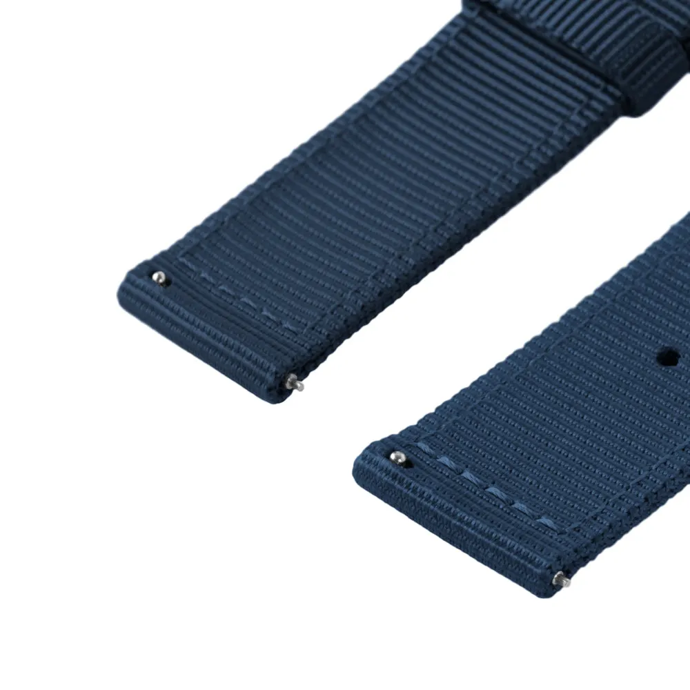 Quick Release Nylon Watch Band - Navy