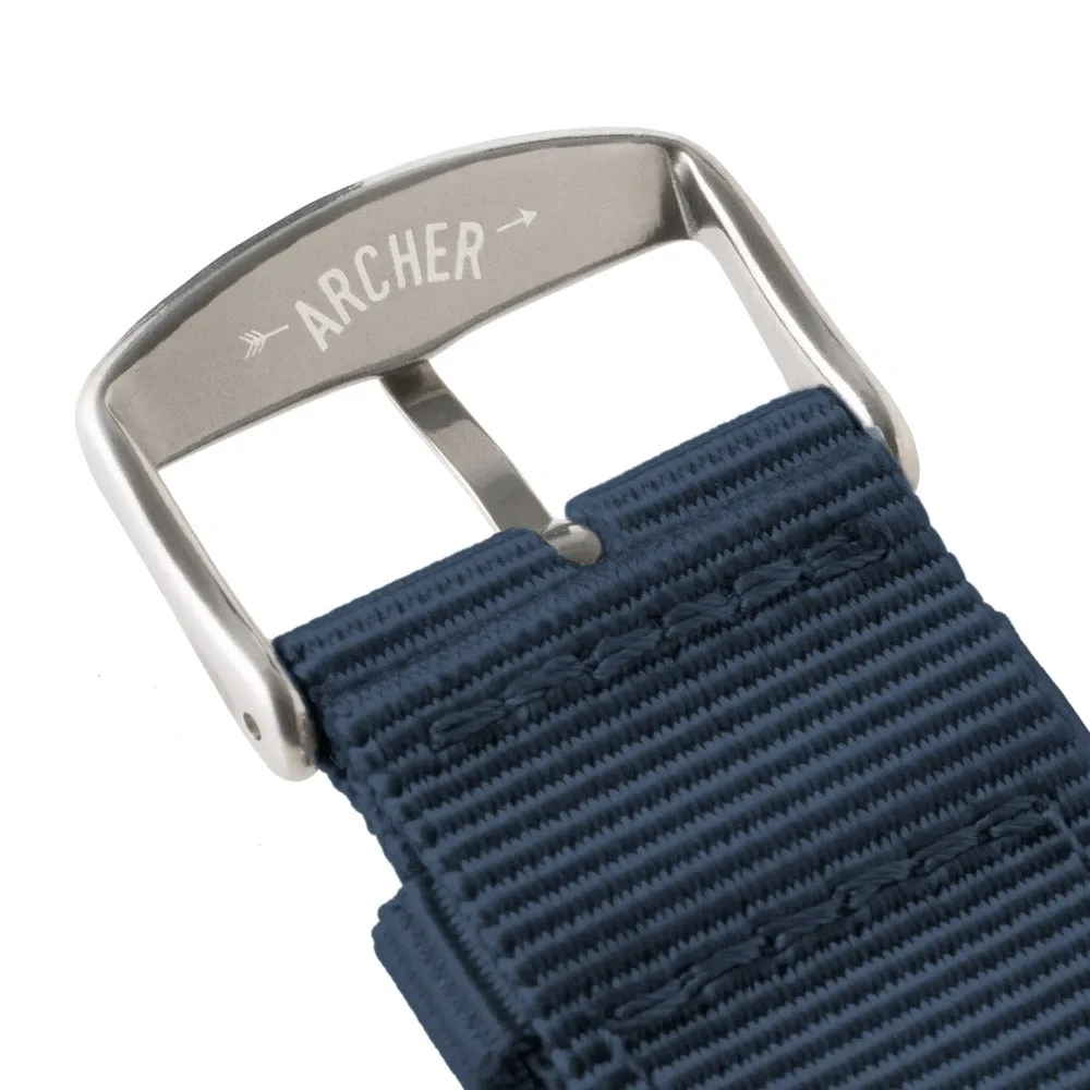 Quick Release Nylon Watch Band - Navy
