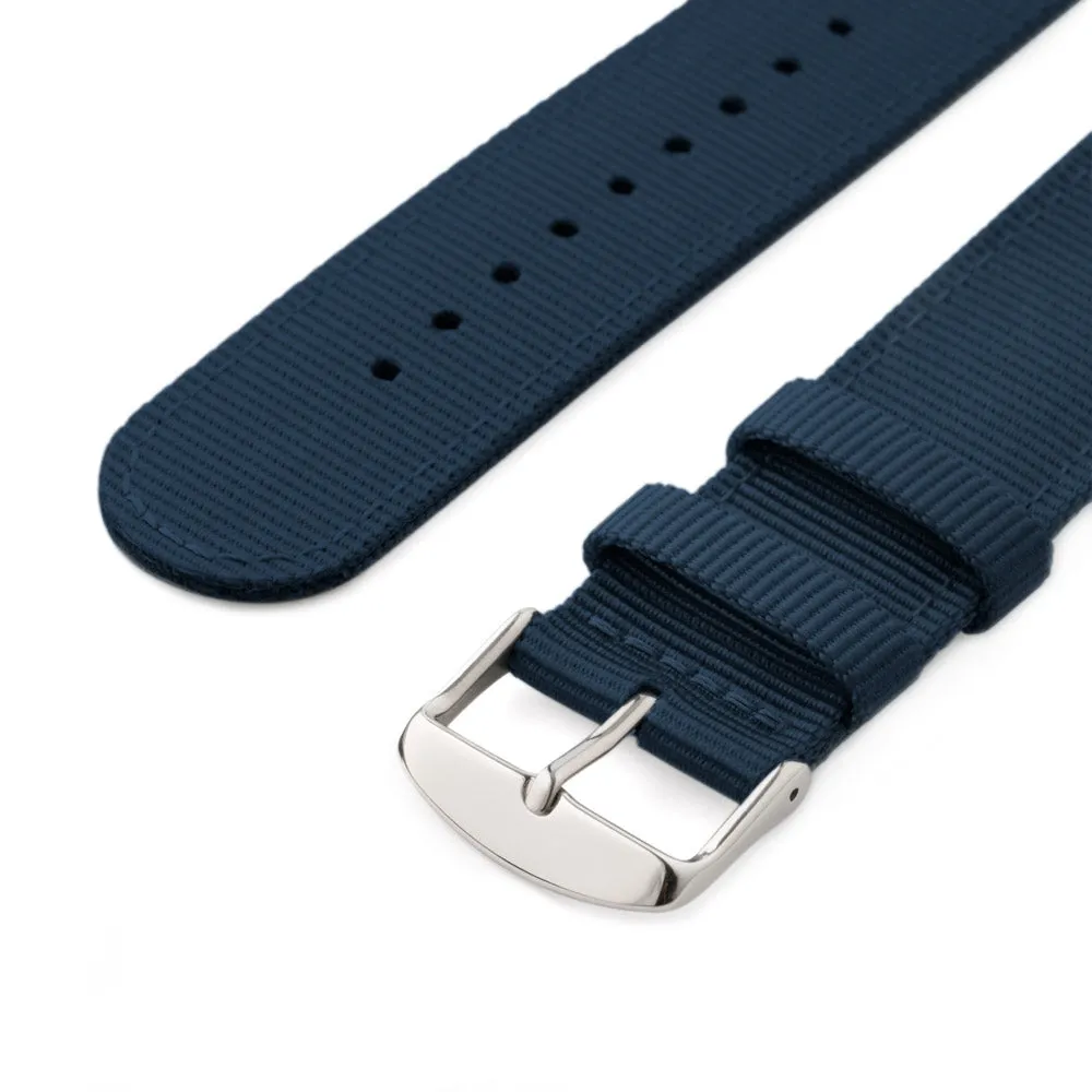 Quick Release Nylon Watch Band - Navy