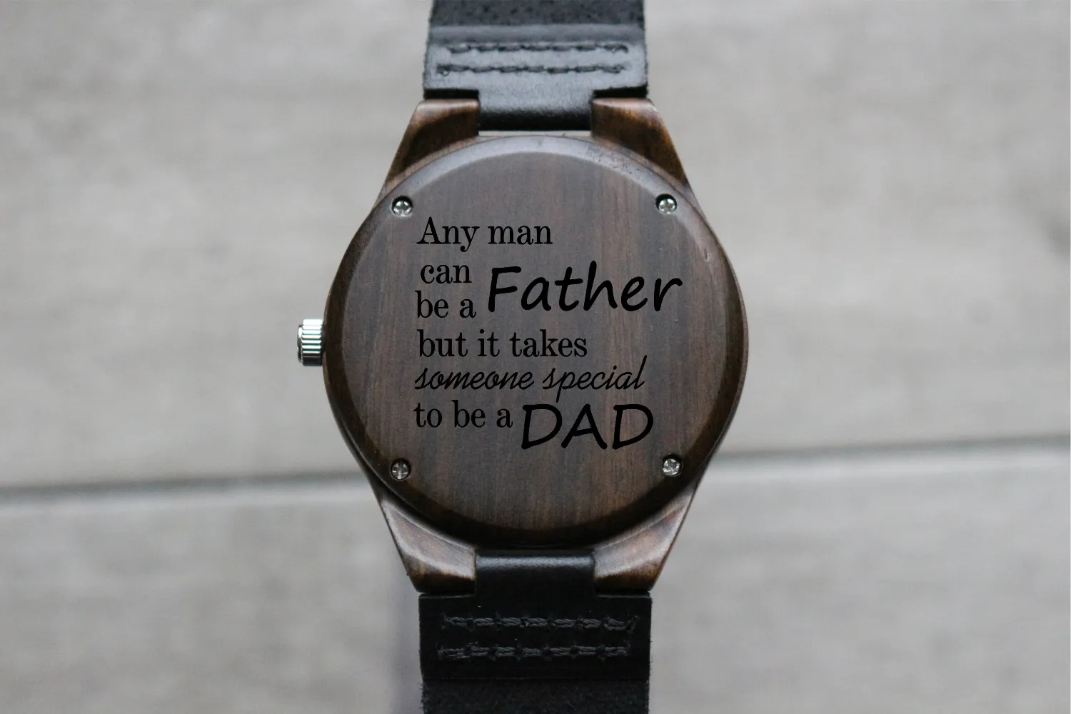 "To Be A Dad" - Wood Watch | The Christopher