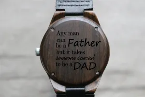 "To Be A Dad" - Wood Watch | The Christopher