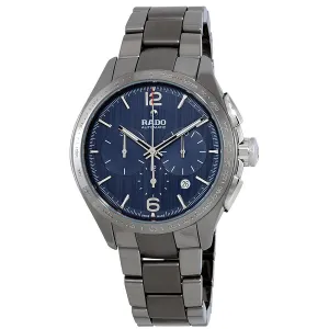 Rado HyperChrome Chronograph Automatic Blue Dial Men's XXL Watch R32120202
