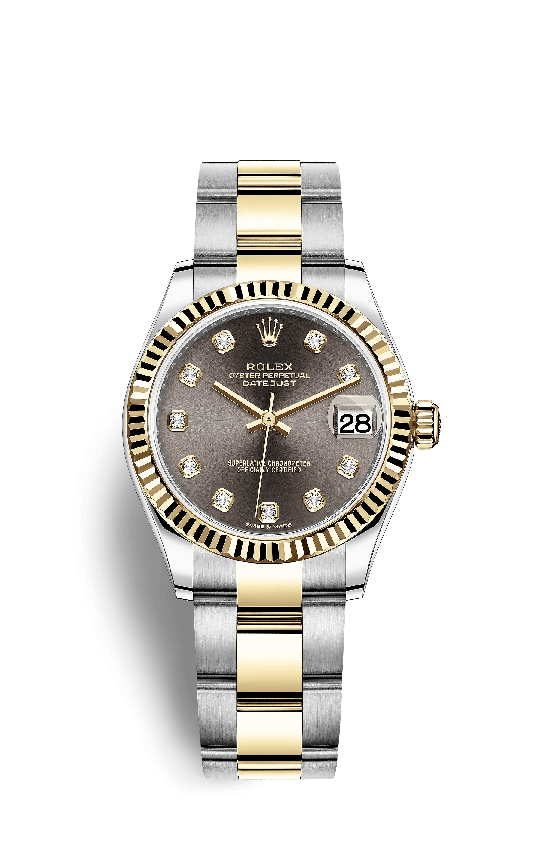 Rolex 278273 Datejust 31mm Gray Diamond Dial Worn 2022
