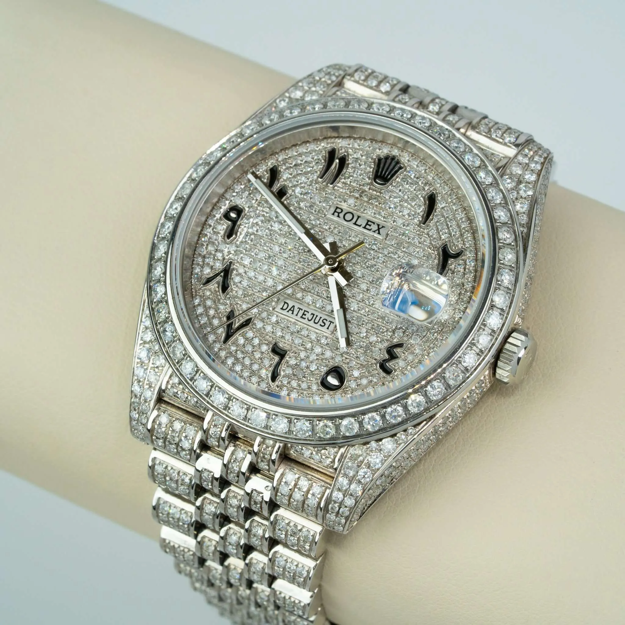 Rolex Datejust 41mm -126300- Iced Out -Jubelee Band