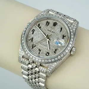 Rolex Datejust 41mm -126300- Iced Out -Jubelee Band